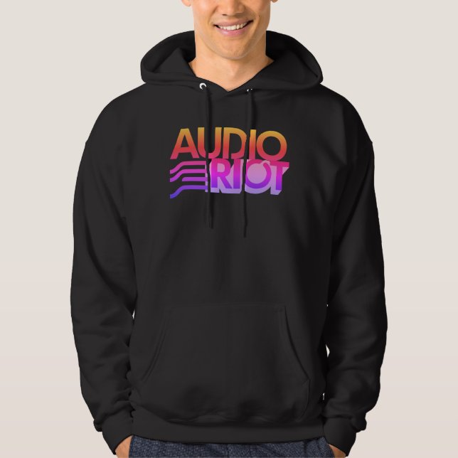 Audio Riot Riot Logo Black Sweatshirt (Vorderseite)