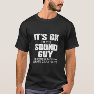 Audio Tech Music Engineer Funny Sound Typ T-Shirt