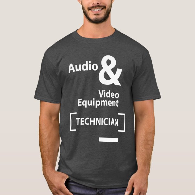 Audio- und Video-Equipment-Techniker - Geschenk fü T-Shirt (Vorderseite)