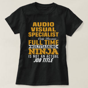 Audio Visuell Specialist T-Shirt