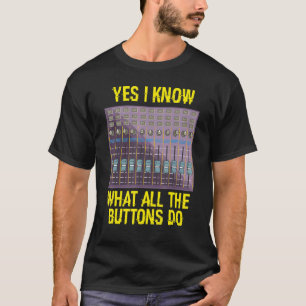 Audioingenieur Audiotechniker T-Shirt