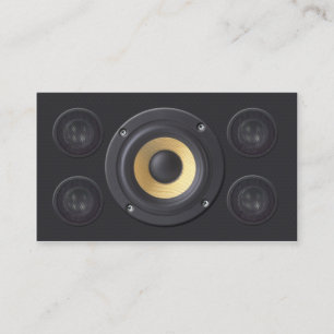 Audioingenieur Post Production Loud-Lautsprecher Visitenkarte