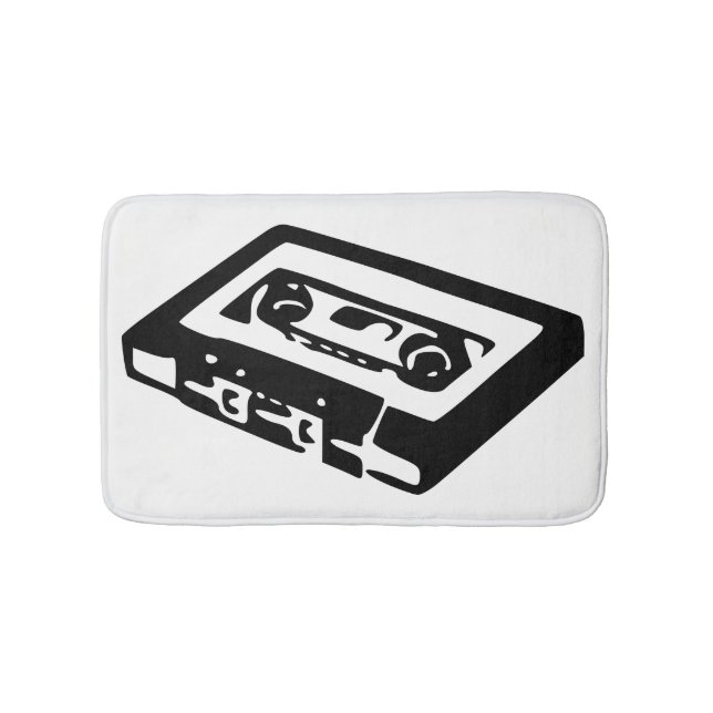 Audiokassette Badematte (Vorderseite)