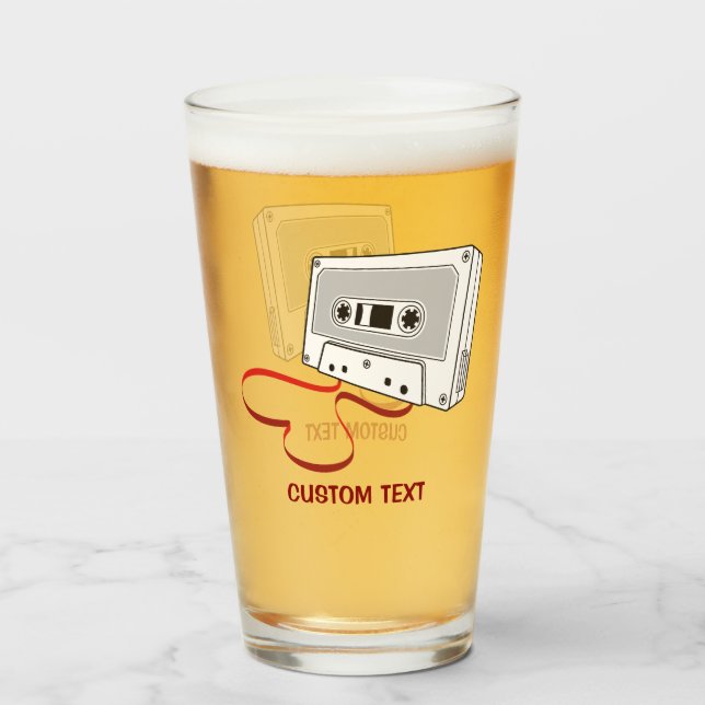 Audiokassette Glas (Vorne (Gefüllt))