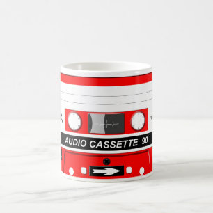 Audiokassette Kaffeetasse
