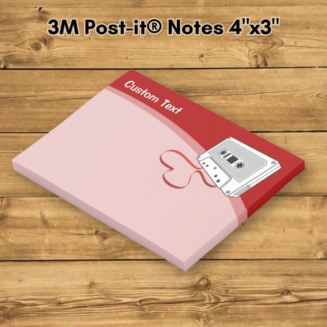 Audiokassette Post-it Klebezettel (Von Creator hochgeladen)