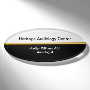 Audiologe-Anhörungs-Mitte Namenschild