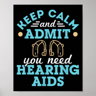 Audiologe Audiology Squad Staff Funny Heading Ai Poster