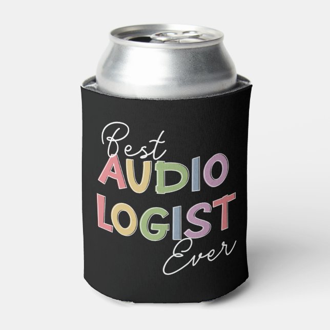 Audiologe Doktor für Audiologie Abschluss Geschenk Dosenkühler (Kanne Vorderseite)
