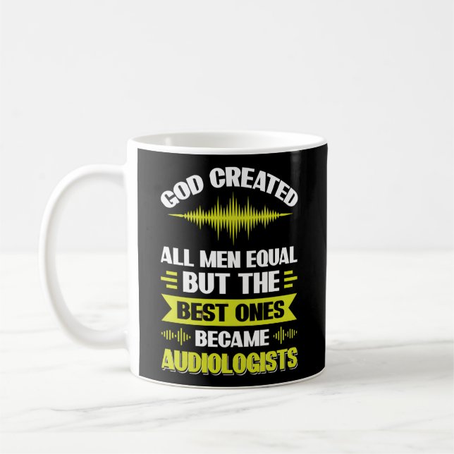 Audiologe Hörärztin Audiologie Kaffeetasse (Links)