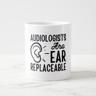 Audiologen sind erbitterbar, witzig Audiologie Jumbo-Tasse