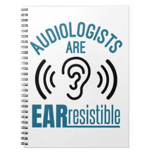 Audiologen sind widerstandsfähige Funny Audiology Notizblock