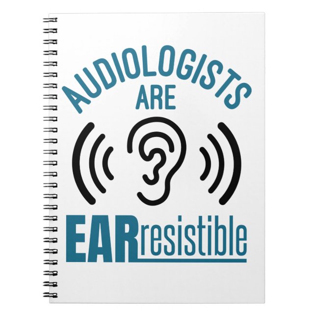 Audiologen sind widerstandsfähige Funny Audiology Notizblock (Vorderseite)
