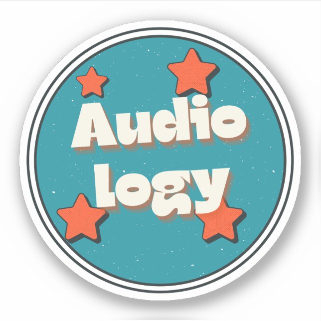 Audiologie Aufkleber (Vorderseite)