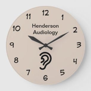 Audiologie-Büro wartete Raum Große Wanduhr