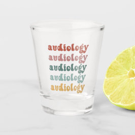 Audiologie | Doktor des Audiologen Retro Schnapsglas