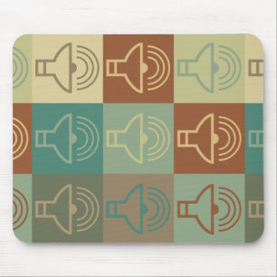 Audiologie-Pop-Kunst Mousepad