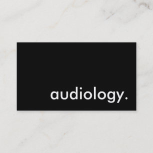 Audiologie. Visitenkarte