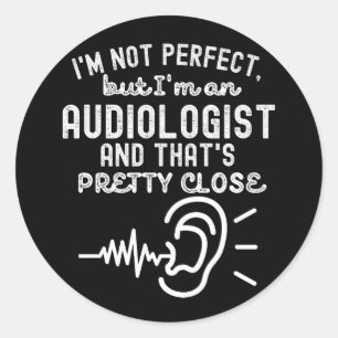 Audiologie-Zitate5, Audiologische Redewendungen Runder Aufkleber