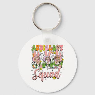 Audiology Squad Funny Oaster Bunny Schlüsselanhänger