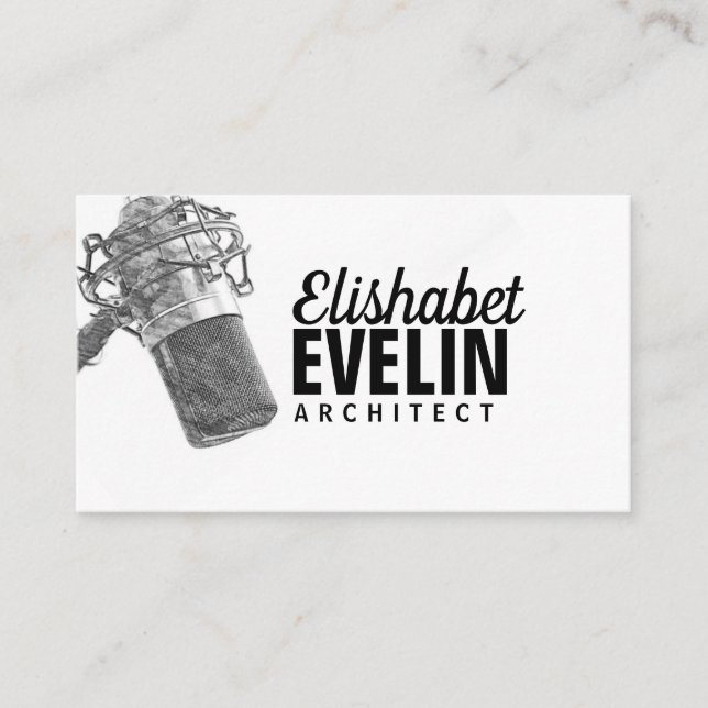 Audiomikrofon g567 visitenkarte (Vorderseite)