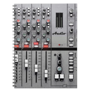 Audiomischer-"nehmen Sie Blatt-" Notizbuch Notizblock