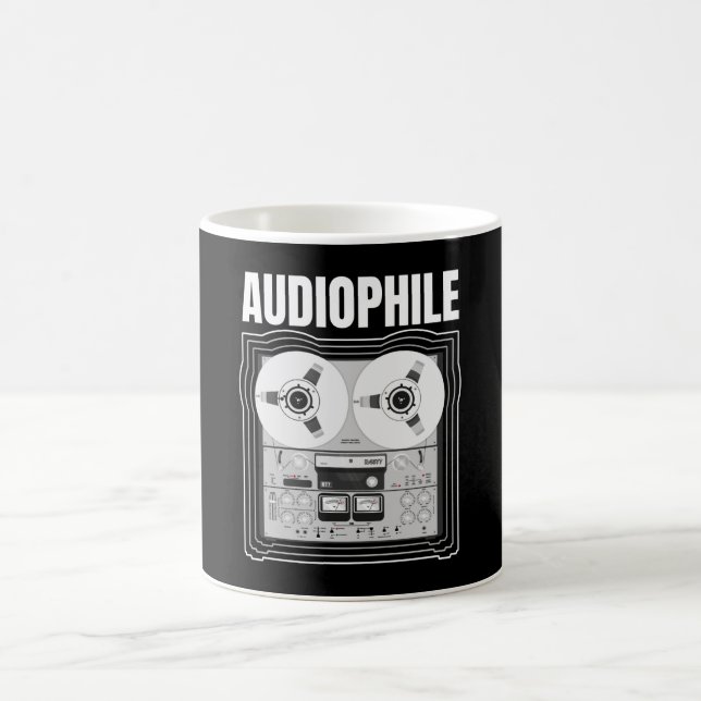 Audiophile Tape Recorder Tape Recorder Kaffeetasse (Mittel)