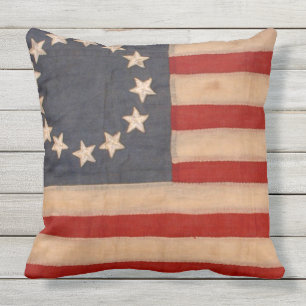 audiophiliacs.com ALLE AMERIKANISCHE FLAGGE ZÖGER Kissen Für Draußen