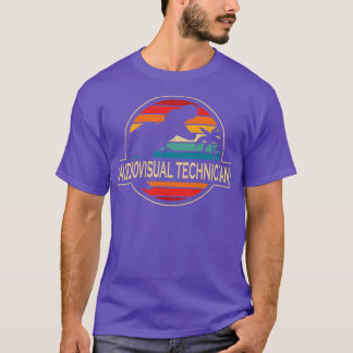 Audiovisueller Techniker Dinosaurier T-Shirt