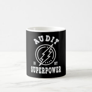 Audit ist meine Supermacht Kaffeetasse