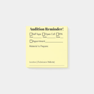 Auditive Erinnerung! Post-it Klebezettel