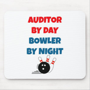 Auditor by Day Bowler by Night Mousepad