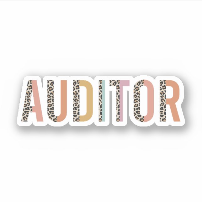 Auditor, Geschenk für Auditor Aufkleber (Vorderseite)