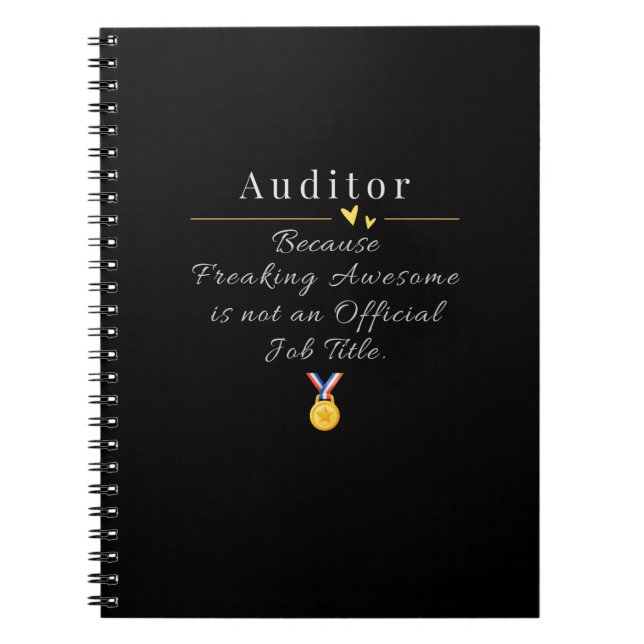 Auditor Notizblock (Vorderseite)
