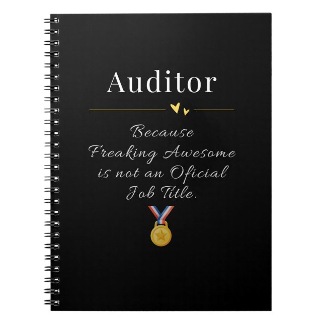 Auditor Notizblock (Vorderseite)