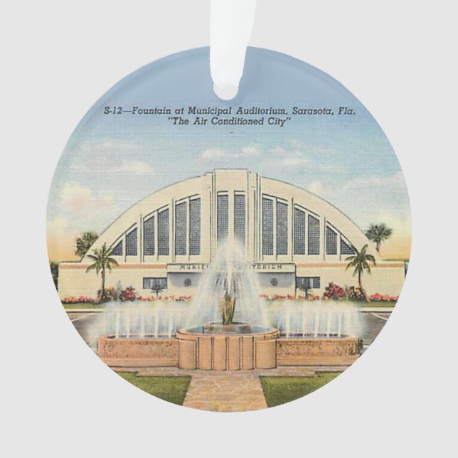 Auditorium Municipal Sarasota, Ornement FL (devant)