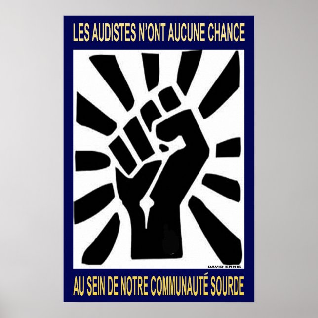 "Audits haben keine Chance in unserer Kindheit" au Poster (Vorne)