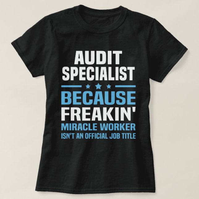 Auditspezialist T-Shirt (Design vorne)