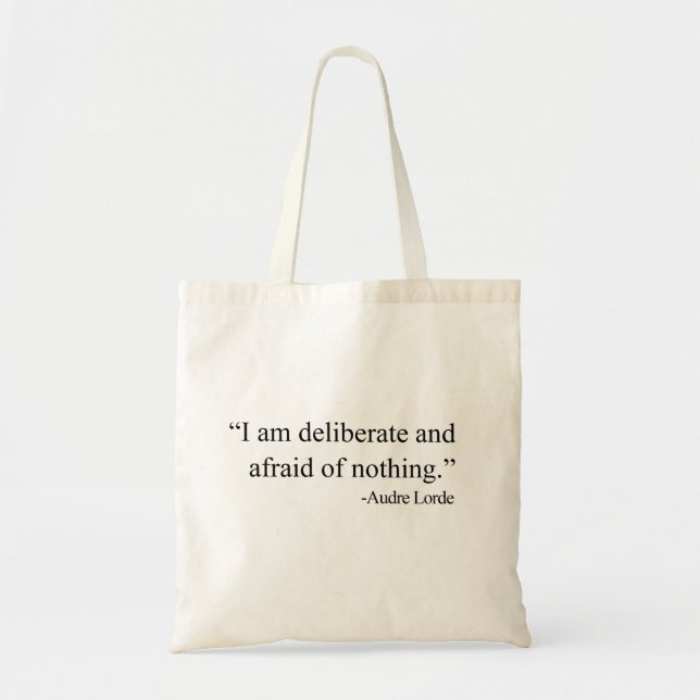 Audre Lorde Cote - Sac fourre-tout féministe (Devant)