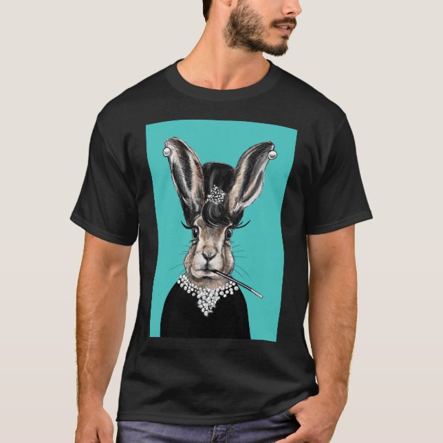 Audrey Bunny Hare T-Shirt (Vorderseite)