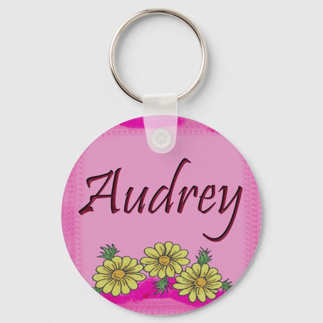 Audrey Daisy Keychain Schlüsselanhänger (Vorderseite)