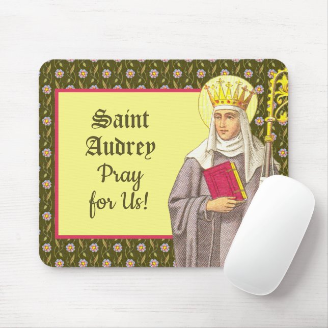 Audrey (Etheldreda) (P 003) Mousepad (Mit Mouse)