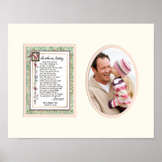 Audrey Jeanns Spaziergang mit mir Daddy Pink Girl Poster