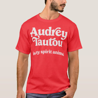 Audrey Tautou ist mein Spirit Animal Faded Style R T-Shirt