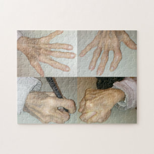 Audreys Handpuzzlespiel