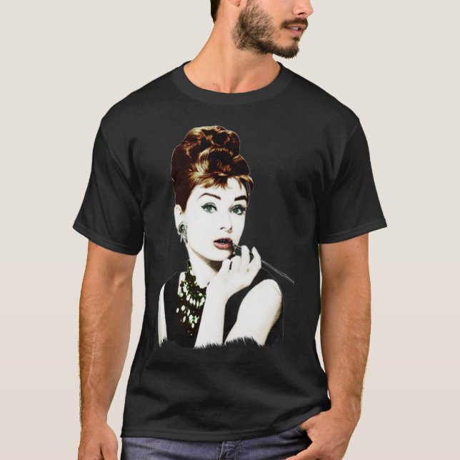 Audry Hepburn T-ShirtAudrey Hepburn - Breakfast At T-Shirt (Vorderseite)