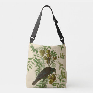 Audubon American Crow Black Bird Tragetaschen Mit Langen Trägern
