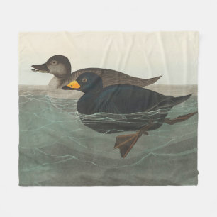 Audubon American Scoter Duck Classic Fleecedecke