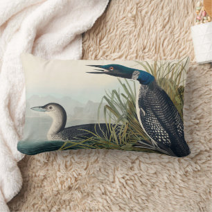 Audubon Bird Loon Diver Classic Lendenkissen