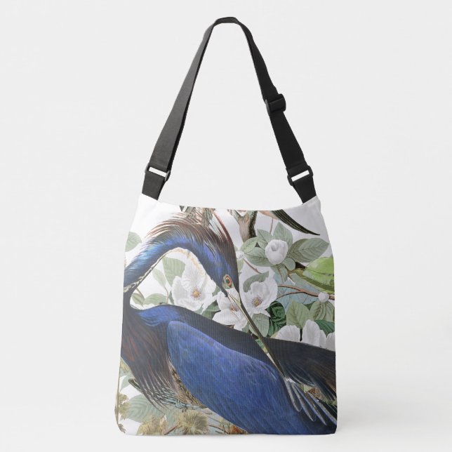 Audubon blaue tragetaschen mit langen trägern (Vorderseite)